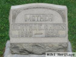 Bertha E. Schanley Oakes