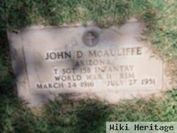 John D Mcauliffe