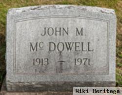 John Millard Mcdowell