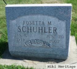 Rosetta M. Schuhler