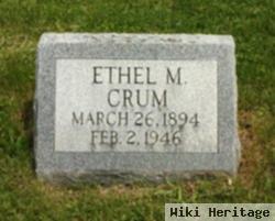 Ethel M Crum