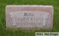 Elizabeth W Foster