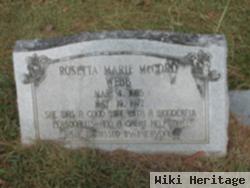 Rosetta Marie Mccord Webb