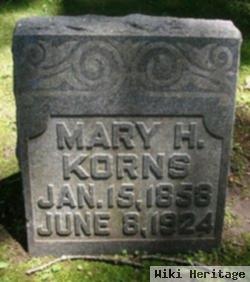 Mary H Calvert Korns