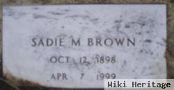 Sadie M. Brown