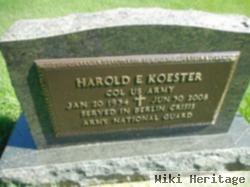 Harold E. "hj" Koester