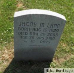 Jacob M Lapp