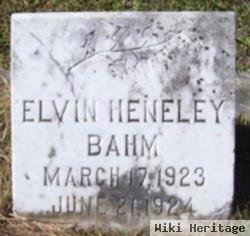 Elvin Heneley Bahm