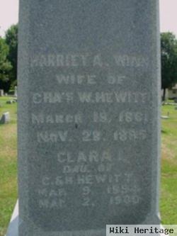 Harriett A. "hattie" Winn Hewitt