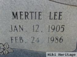 Mertie Lee Cox Lee
