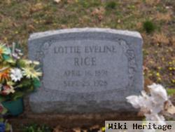 Lottie Eveline Parrott Rice