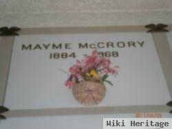 Mary Agnes "mayme" Hughes Mccrory