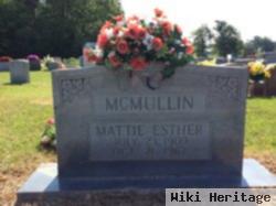 Mattie Esther Mcmullin