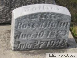 Rose Mary "rosie" Winkel Hahn