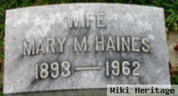 Mary M Haines