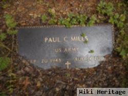 Paul C Mills, Sr