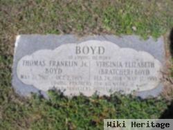 Virginia "jenny" Elizabeth Bratcher Boyd