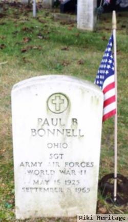 Sgt Paul B. Bonnell