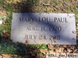 Mary Lou Wilson Paul