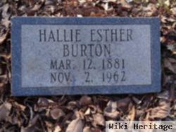 Hallie Esther Erwin Burton