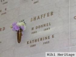 Katherine K Shaffer