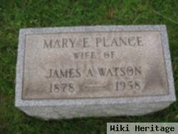 Mary E. Plance Watson