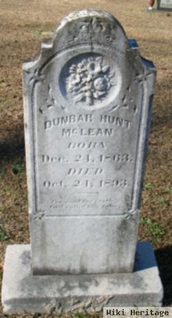 Dunbar Hunt Mclean