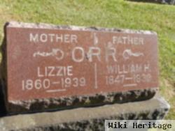 Ruth Elizabeth "lizzie" Shobe Orr