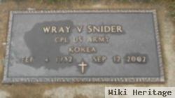 Cpl Wray V. Snider