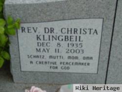 Rev Christa Klingbeil Dixon