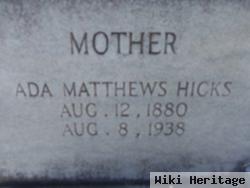 Ada Matthews Hicks