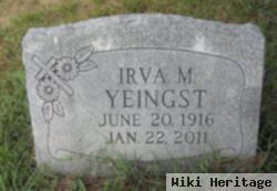 Irva M Yeingst