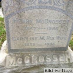 Caroline M. Colegrove Mccrossen