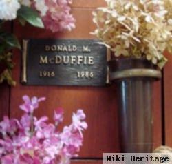 Donald Maynard Mcduffie