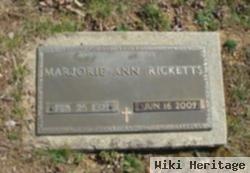 Marjorie Ann Evans Ricketts