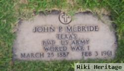 Pvt John P Mcbride