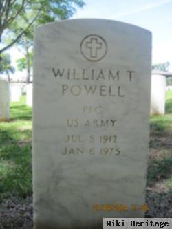 Pfc William T Powell