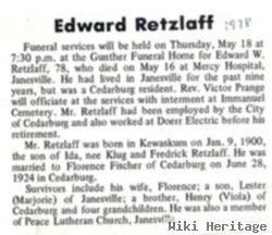 Edward William Retzlaff