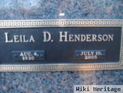 Leila Delores Fogt Henderson