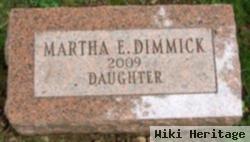 Martha E Dimmick