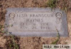 Cynthia Elsie Branscum Haynes