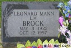 Leonard Mann Brock