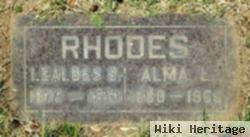 Alma E. Herr Rhodes