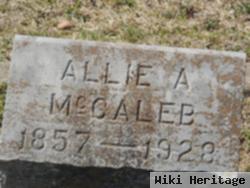 Allie A. Mccaleb