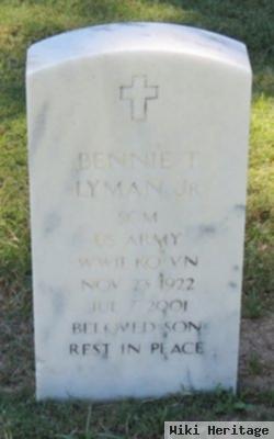 Sgt Maj Bennie T Lyman, Jr