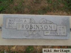 Matilda A Robinson