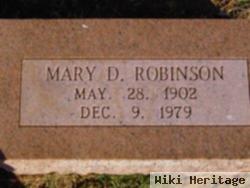 Mary D. Clements Robinson