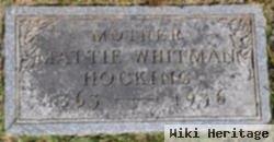 Martha "mattie" Whitman Hocking