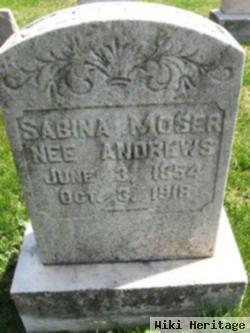 Sabina Andrews Moser