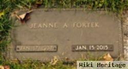 Jeanne A Page Fortek